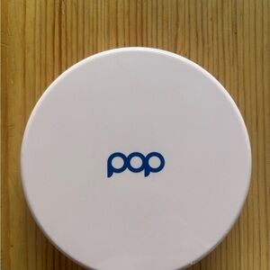 Pink Compact with Blue Logo
